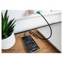 GoodConnections Cable USB-C a Lightning 0.5 m Textil Negro 18W Carga Rápida Compatible con iPhone iPad Modelo 2510-CL005S