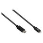 GoodConnections Cable USB-C a Lightning 0.5 m Textil Negro 18W Carga Rápida Compatible con iPhone iPad Modelo 2510-CL005S