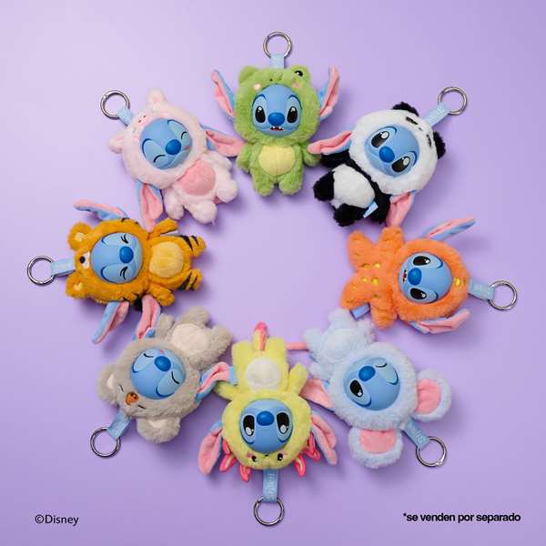Smoby YuYus Stitch - Peluche de 12 cm en poliéster y vinilo