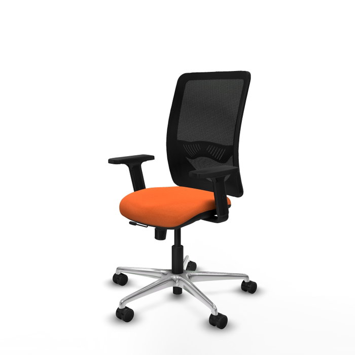 PIQUERAS Y CRESPO Silla de oficina Zulema Naranja y Negro PIQUERAS Y CRESPO Silla de oficina Zulema Naranja y Negro