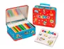 Carioca Kit de 80 Rotuladores Surtidos en Caja Metálica con Álbum para Colorear