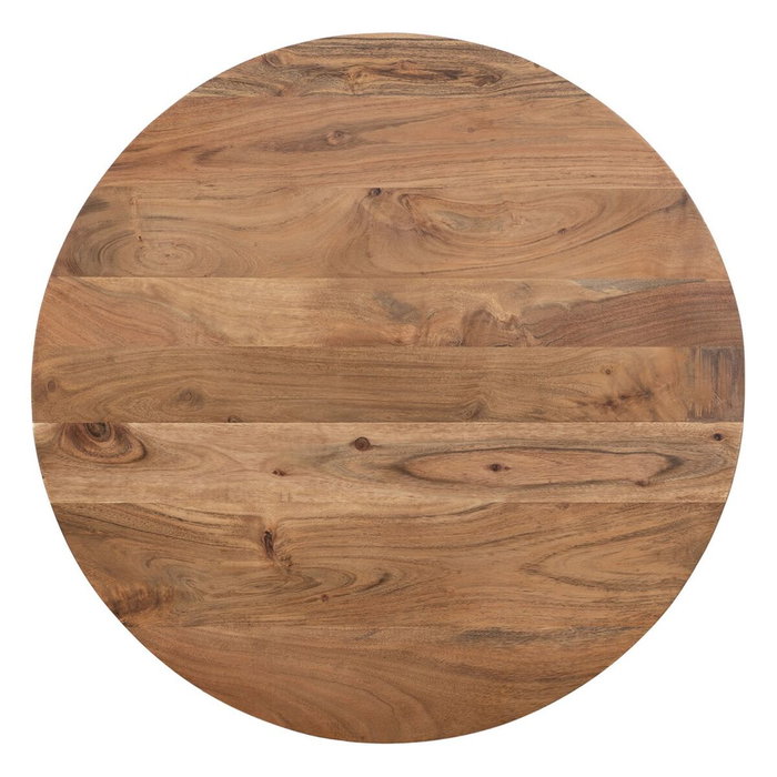 Ixia Pack de 2 Mesas de Centro Natural Madera y Metal