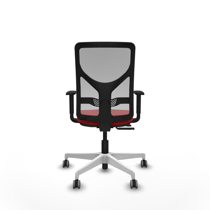 PIQUERAS Y CRESPO Silla de oficina Motilla con mecanismo Sincro/Traslack, Rojo y Gris PIQUERAS Y CRESPO Silla de oficina Motilla con mecanismo Sincro/Traslack, Rojo y Gris