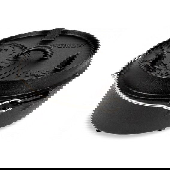 Petromax ft4.5 Feuertopf - Olla de hierro fundido, 3.5 L, color negro, con tapa, 186x270x310 mm