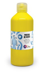Pintura De Dedos Tcolors 500 Ml (Botella) Amarillo