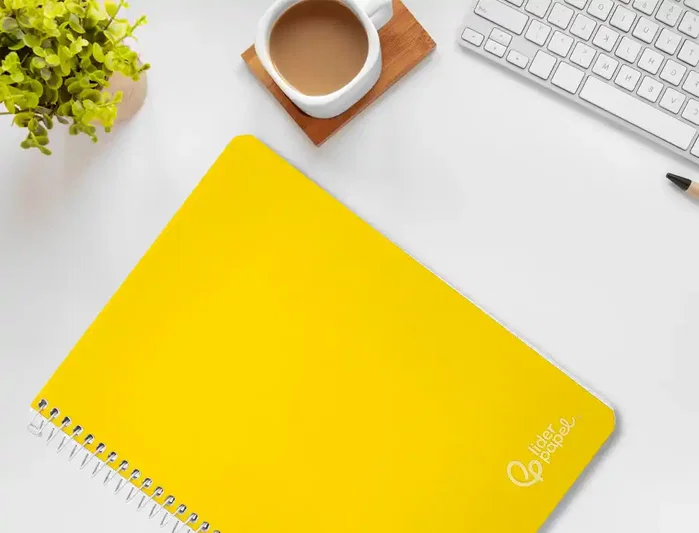 Liderpapel Cuaderno Espiral Witty A4 Tapa Dura Amarillo Liderpapel Cuaderno Espiral Witty A4 Tapa Dura Amarillo