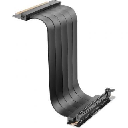 Mars Gaming Cable Riser MCA-PCIE40, Extensor PCIe 4.0 x16, 300mm, Conector 90°, para Montaje Vertical de GPU