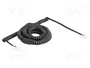 DeLOCK 88482 Cable telefónico espiral RJ11 a RJ45 10 m negro