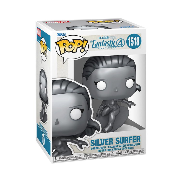 Funko Pop! Silver Surfer - Los 4 Fantásticos - Vinilo Metalizado - Figura de Colección Marvel 83587