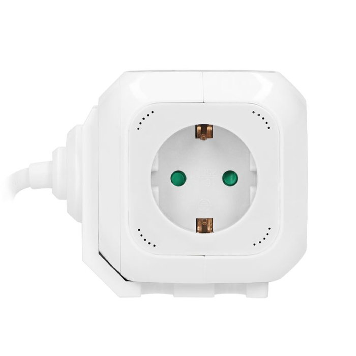 ORNO Alargadera de 1.4m con 4 tomas Schuko y 2 USB