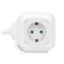 ORNO Alargadera de 1.4m con 4 tomas Schuko y 2 USB