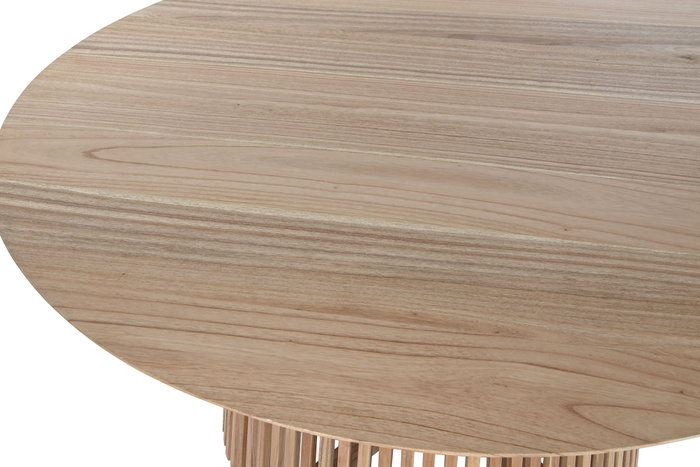 DKD Home Decor Mesa Redonda de Comedor Mindi Natural 150x150x77