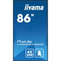 Iiyama LH8665UHSB-B1 Monitor de 86 pulg. 4K UHD IPS Android 11
