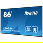 IIYAMA LH8665UHSB-B1 217cm(86") 4K UHD IPS 2xHDMI+DP+2xUSB Wifi 24/7