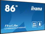 Iiyama LH8665UHSB-B1 Monitor de 86 pulg. 4K UHD IPS Android 11