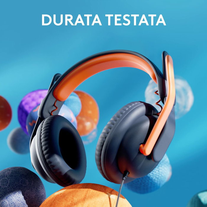 Logitech Zone Learn Auriculares de Diadema Azul y Naranja