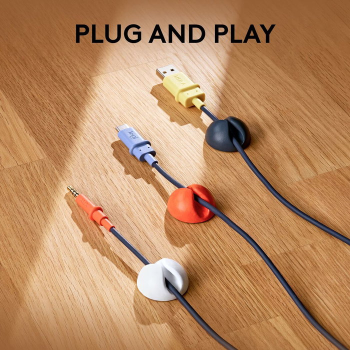 Logitech Zone Learn Auriculares de Diadema Azul y Naranja