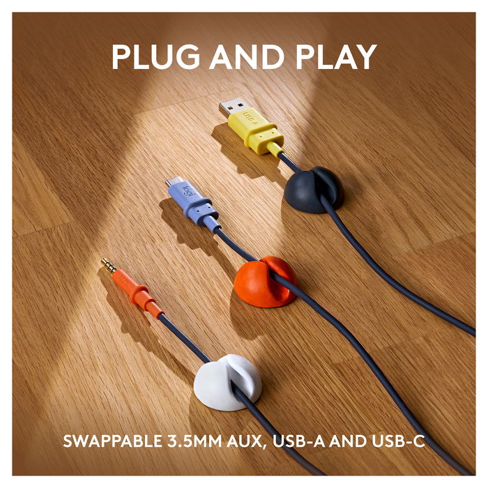 Logitech WW-9006 Zone Learn Classic Blue - Auriculares para estudiantes con micrófono, Azul