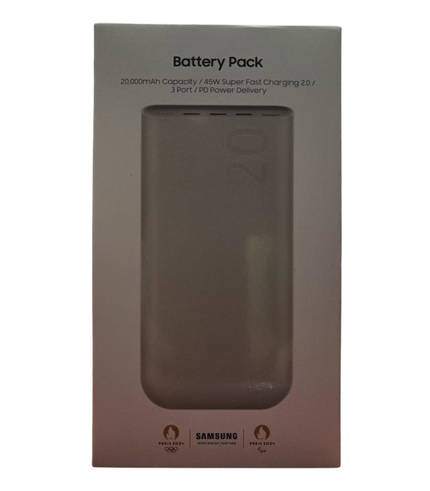 Samsung Bateria Externa Powerbank 45W 20000 mAh - Recarga Rápida Portátil