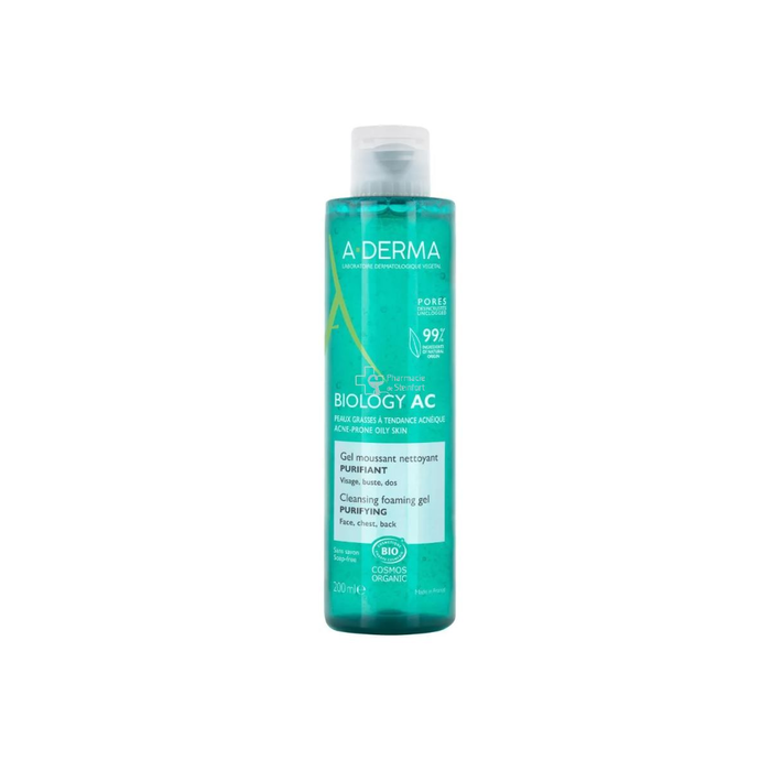 A-Derma Biology AC Purificación Gel limpiador 200 ml