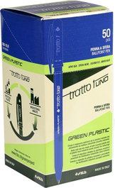 DAS Tratto Uno Bolígrafo Azul Punta 1,0mm Reciclado