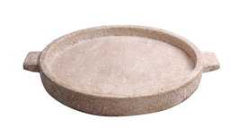 DKD Home Decor Centro de Mesa de Cemento Crema 35,5x30x3,5 cm