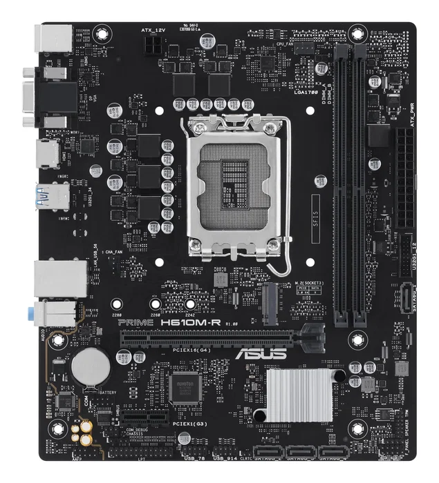 Asus PRIME H610M-R-SI Intel H610 LGA 1700 DDR5 micro ATX Asus PRIME H610M-R-SI Intel H610 LGA 1700 DDR5 micro ATX