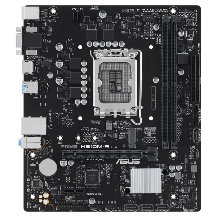 ASUS PRIME H610M-R-SI Intel H610 LGA 1700 DDR5 micro ATX