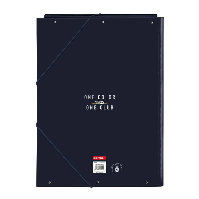 Safta Carpeta Con Gomas Folio 3 Solapas Real Madrid 1ª Equip. 23-24