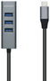Aisens Hub USB 3.1 USB-C a 4x Tipo A, Gris, 10cm
