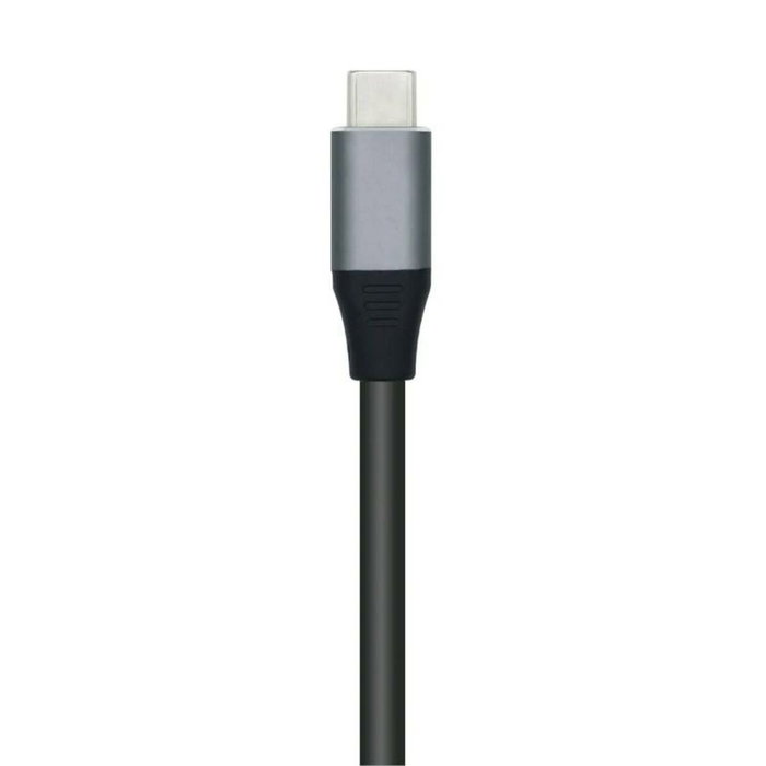 Aisens Hub USB 3.1 USB-C a 4x Tipo A, Gris, 10cm