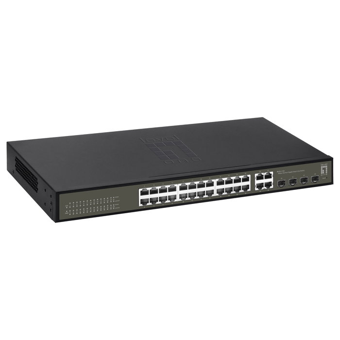 Level One GES-2128 Hilbert 28 Puertos Gigabit Smart Lite Switch Level One GES-2128 Hilbert 28 Puertos Gigabit Smart Lite Switch