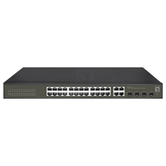 Level One GES-2128 Hilbert 28 Puertos Gigabit Smart Lite Switch Level One GES-2128 Hilbert 28 Puertos Gigabit Smart Lite Switch