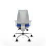 PIQUERAS Y CRESPO Silla de oficina Elche con mecanismo Asincro, Azul