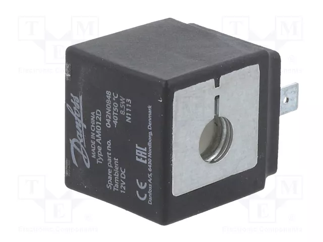 DANFOSS Bobina de electroválvula 12VDC 8,5W 9mm