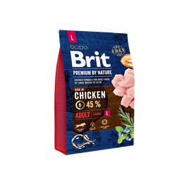 Brit Premium Dog Nature Adult Large 3kg - Alimento Completo para Perros Grandes 25-45kg