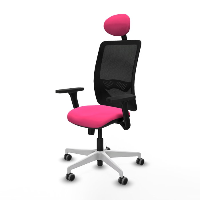 PIQUERAS Y CRESPO Silla de oficina Zulema Rosa y Negro PIQUERAS Y CRESPO Silla de oficina Zulema Rosa y Negro