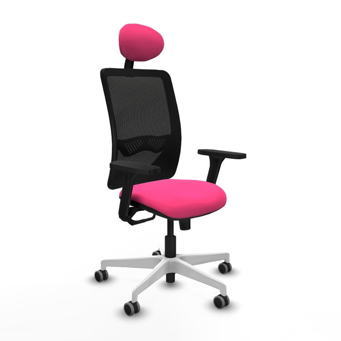 PIQUERAS Y CRESPO Silla de oficina Zulema Rosa y Negro PIQUERAS Y CRESPO Silla de oficina Zulema Rosa y Negro