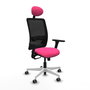 PIQUERAS Y CRESPO Silla de oficina Zulema Rosa y Negro