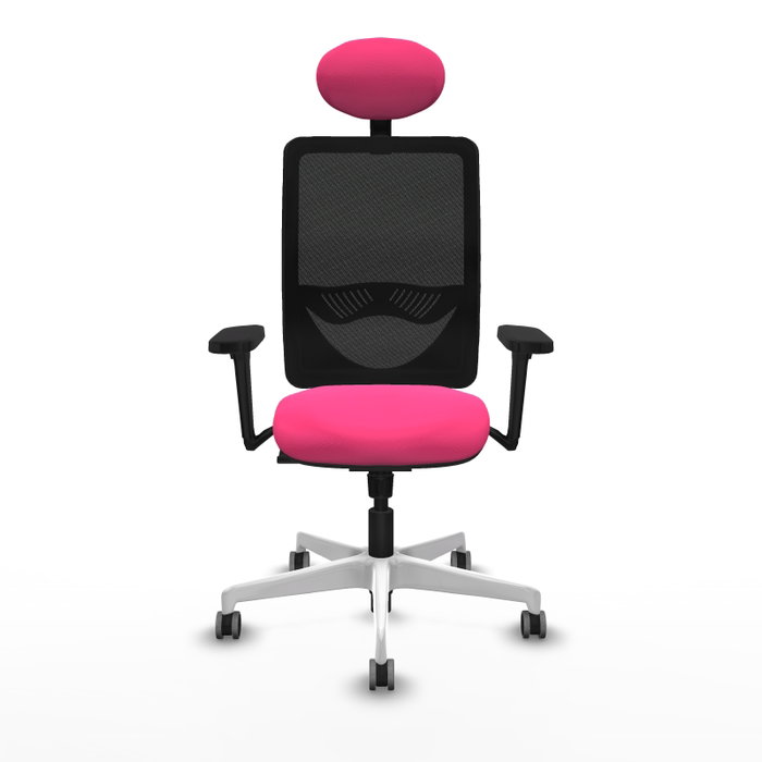 PIQUERAS Y CRESPO Silla de oficina Zulema Rosa y Negro PIQUERAS Y CRESPO Silla de oficina Zulema Rosa y Negro