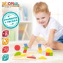 Puzzle Infantil de Madera Woomax Formas + 12 Meses 16 Piezas (6 Unidades)