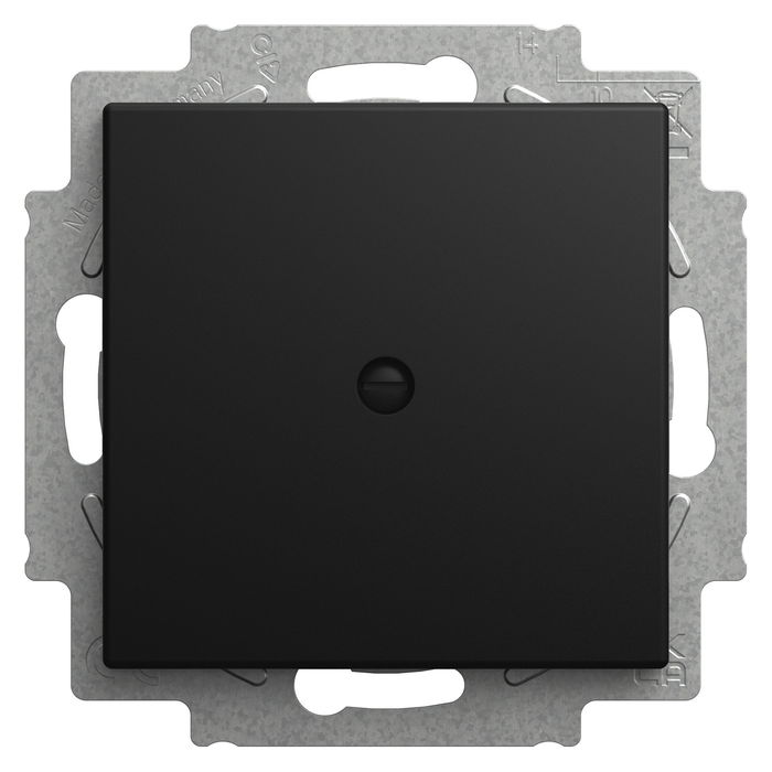 BUSCH-JAEGER Blindzentralscheibe con Tragring Busch-balance SI 2538-915 Negro Mate Termoplástico IP20 BUSCH-JAEGER Blindzentralscheibe con Tragring Busch-balance SI 2538-915 Negro Mate Termoplástico IP20