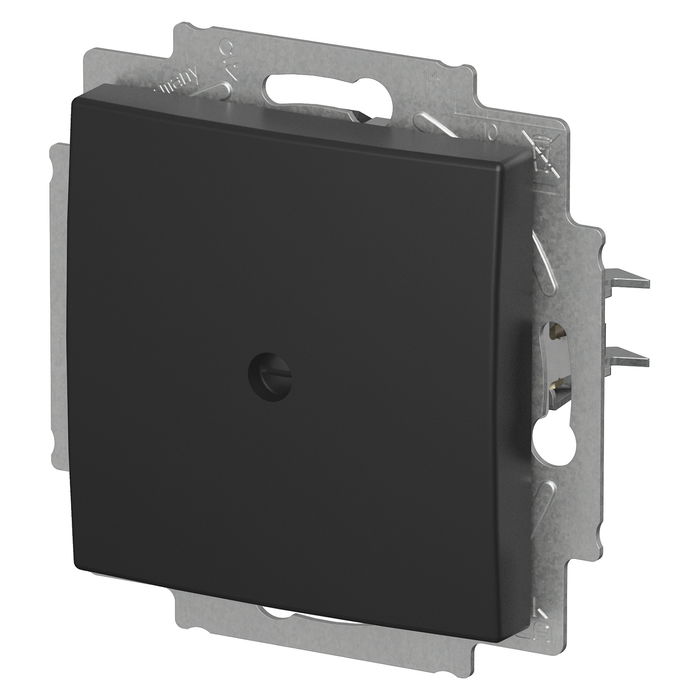 BUSCH-JAEGER Blindzentralscheibe con Tragring Busch-balance SI 2538-915 Negro Mate Termoplástico IP20 BUSCH-JAEGER Blindzentralscheibe con Tragring Busch-balance SI 2538-915 Negro Mate Termoplástico IP20