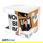 ABYstyle ABYMUGA514 Taza Cerámica 'The Office' El Mejor Jefe del Mundo, 320ml, Blanca, Aptas Lavavajillas y Microondas