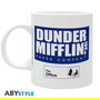 ABYstyle ABYMUGA514 Taza Cerámica 'The Office' El Mejor Jefe del Mundo, 320ml, Blanca, Aptas Lavavajillas y Microondas