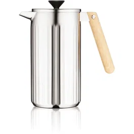 Bodum BOD0699965435394 Cafetera Émbolo Douro 8 Tazas 1 Litro Acero Inoxidable Doble Pared