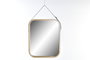 DKD Home Decor Espejo Bambú PU 33x1,5x40,5 Natural