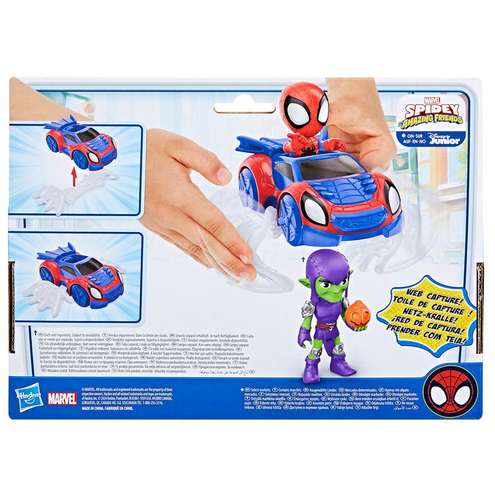 Hasbro Spidey Set Figura Y Vehículo Arácnido F7454 Marvel