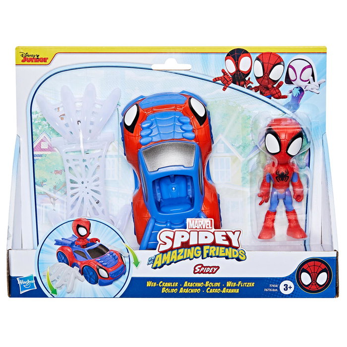 Hasbro Spidey Set Figura Y Vehículo Arácnido F7454 Marvel