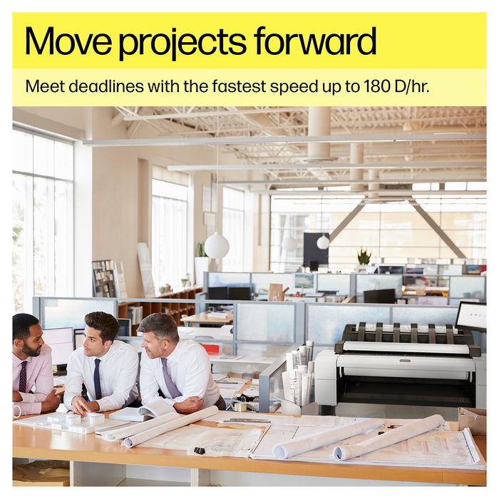 HP DesignJet T1600 Impresora de 36 pulgadas Inyección de tinta térmica 2400 x 1200 DPI 6 cartuchos